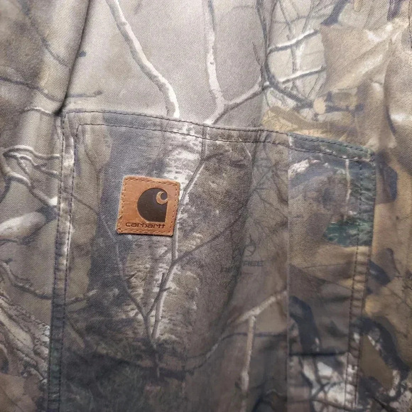 Carhartt  Real Tree Camouflage Quick Duck Quilted Hunting Vest 2XL - Picture 8 of 8